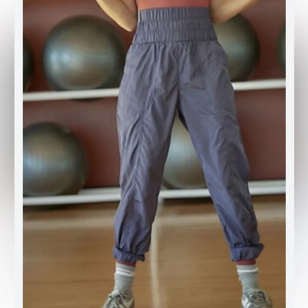 FREE PEOPLE MOVEMENT THE WAY HOME JOGGER PANTS DEEP SEA SIZE LARGE NWT